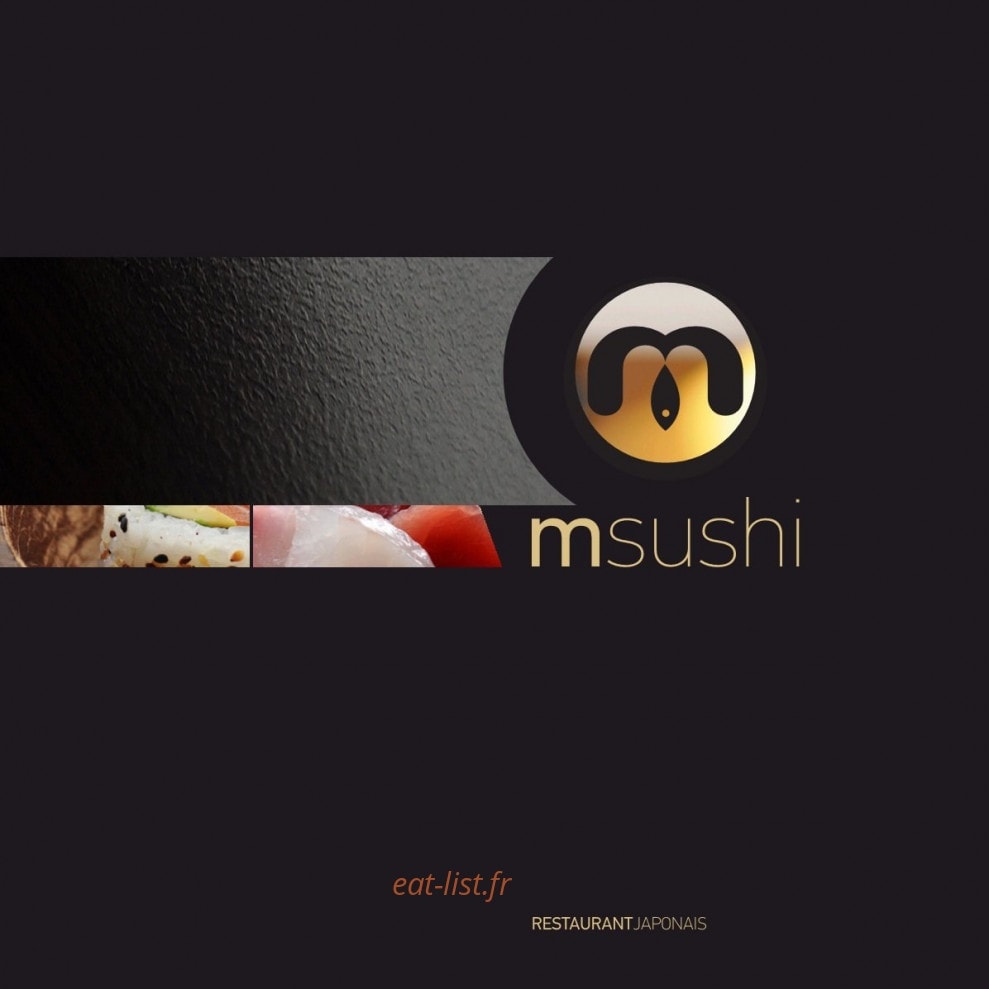 Msushi — carte page 1