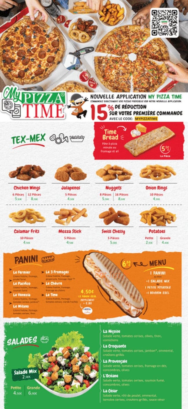 Pizza Time — carte page 4