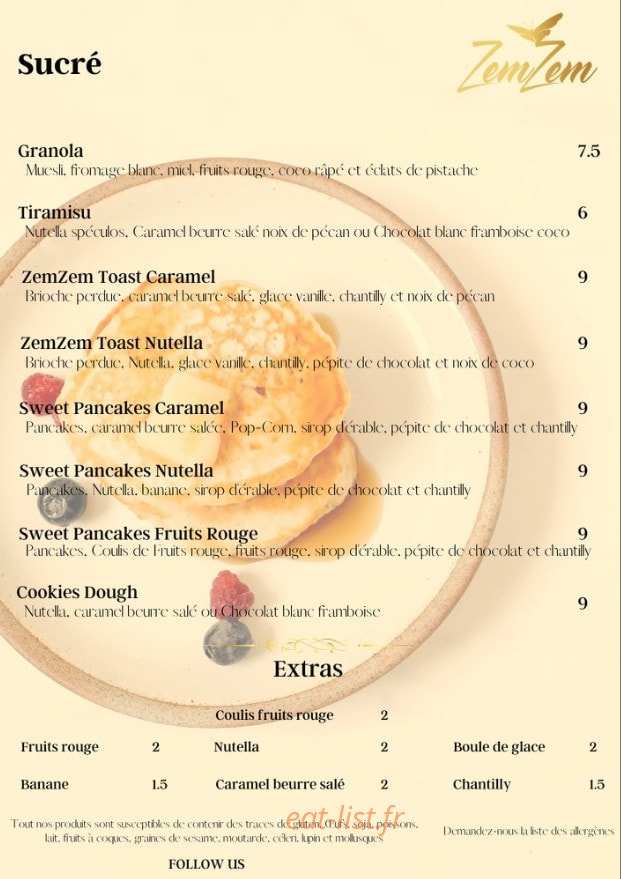 ZemZem — carte page 2