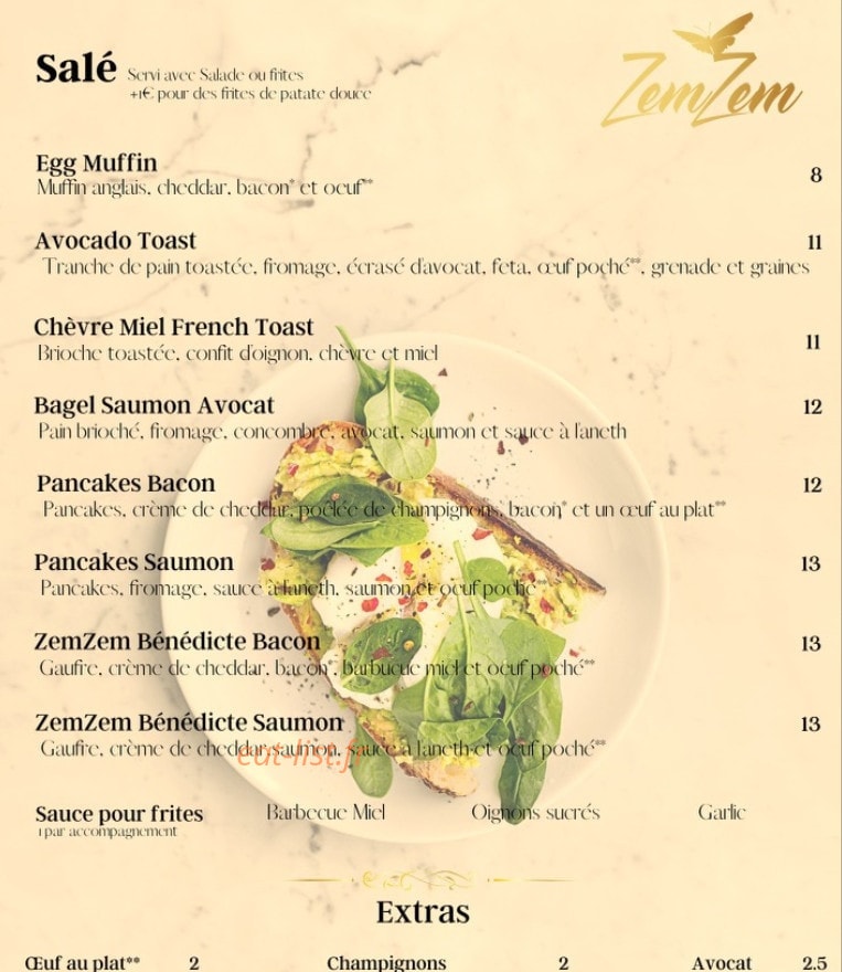 ZemZem — carte page 1