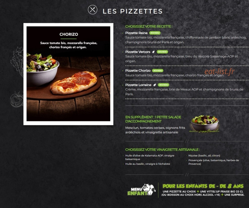 Basilic & Co — carte page 2
