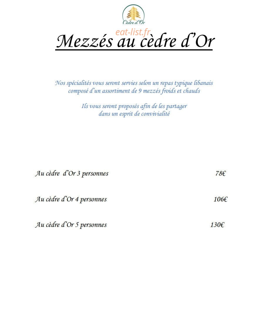 Cedre d'or — carte page 3