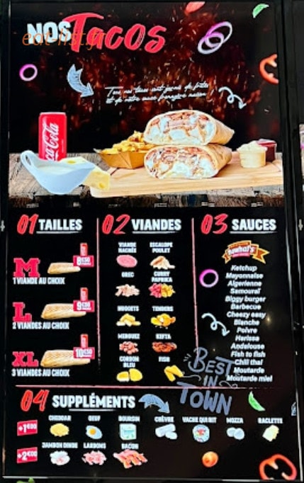 Chez Corleone — carte page 3