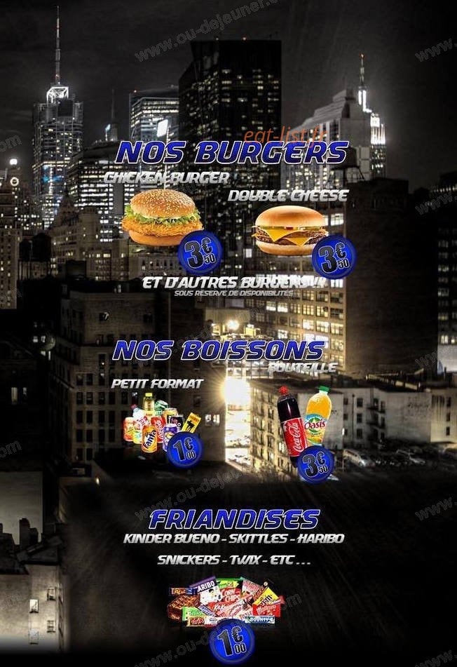 Chicken 92 — carte page 2
