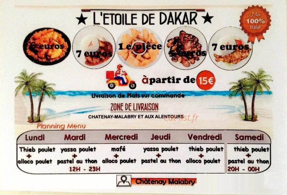 L'étoile de Dakar — carte page 1