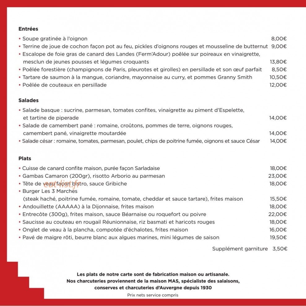 Les 3 Marches — carte page 4