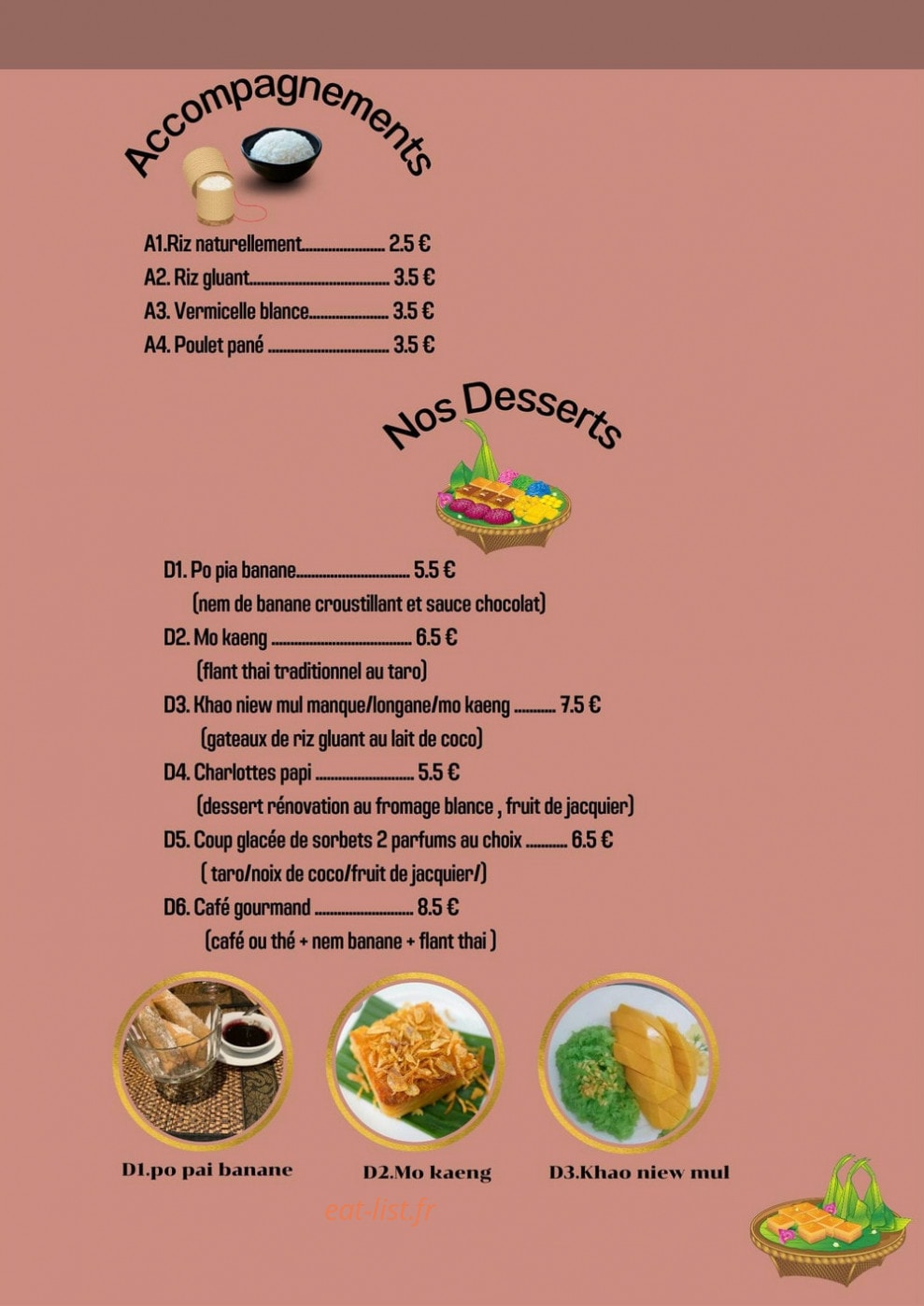 Papi thai — carte page 7