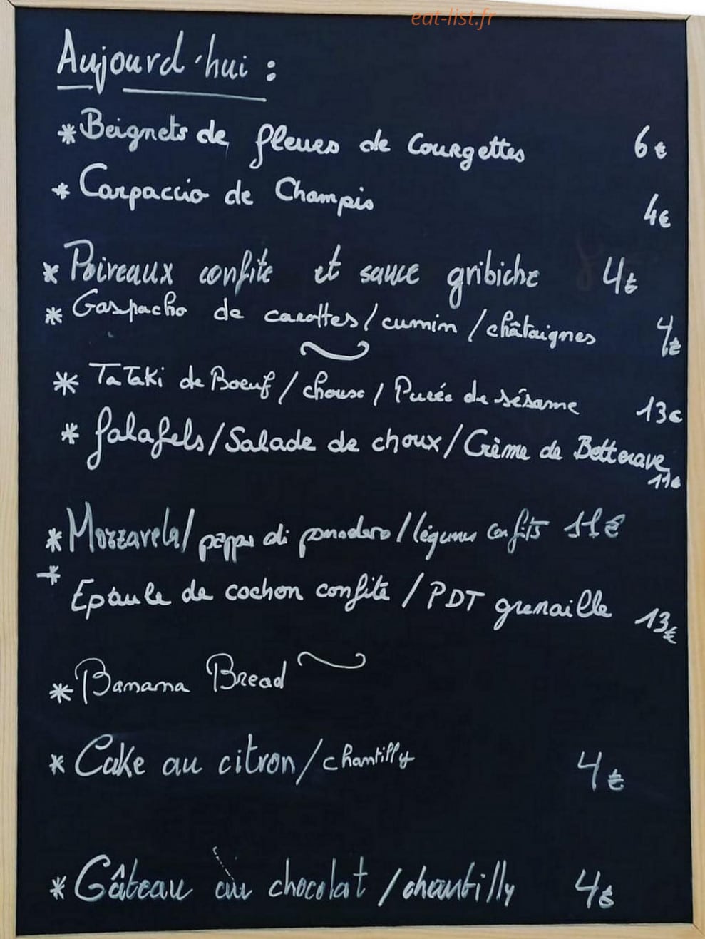 Restaurant Les Machines — carte page 3