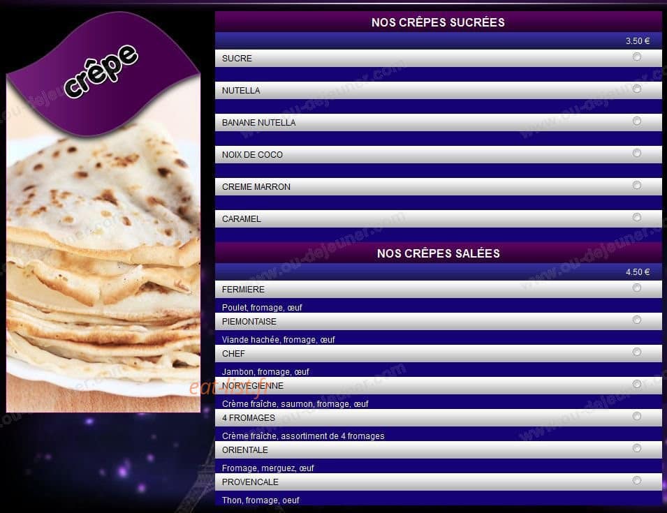 Venezia Pizza — carte page 7