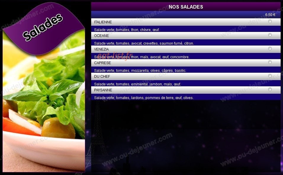 Venezia Pizza — carte page 8