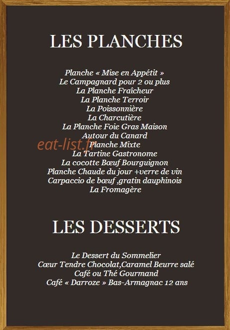 A la cave ... — carte page 1