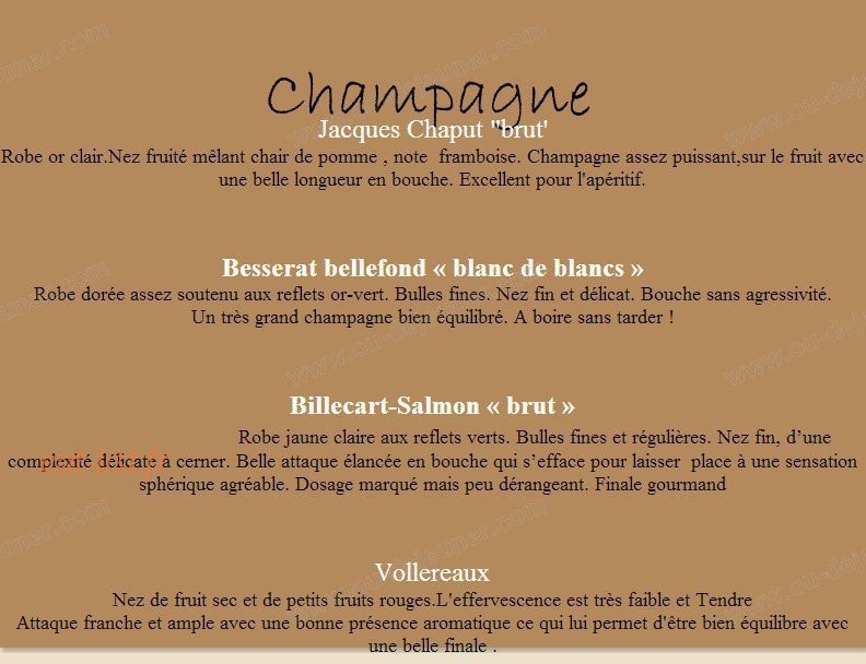 A la cave ... — carte page 6