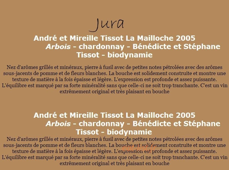 A la cave ... — carte page 8