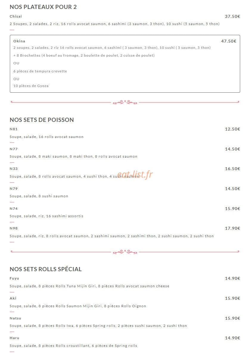 Akina — carte page 5
