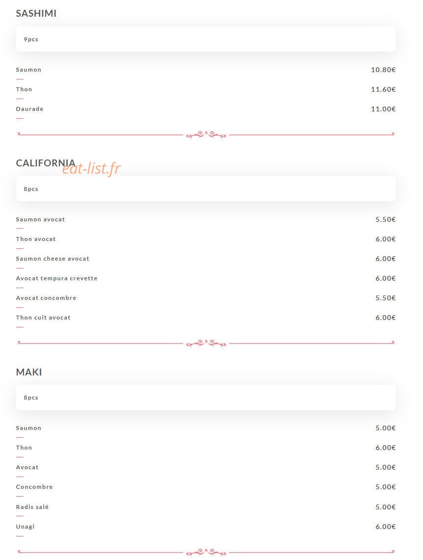 Akina — carte page 8