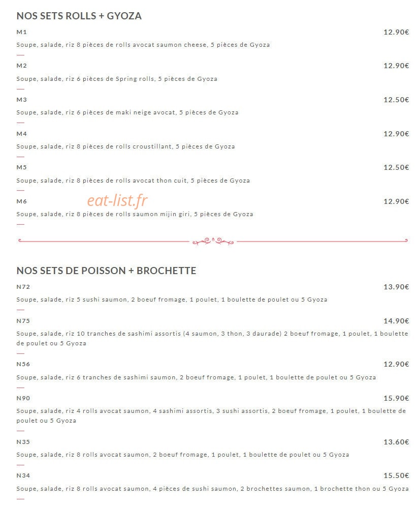 Akina — carte page 2