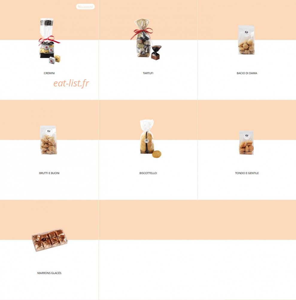 Amorino — carte page 12