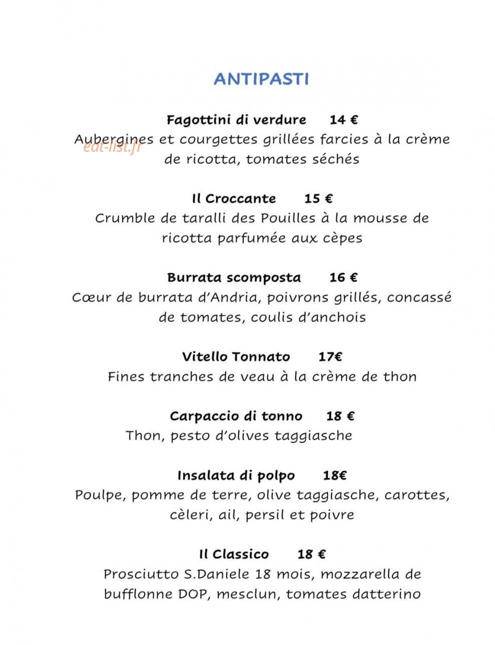 Atelier by Iamm’ia — carte page 1
