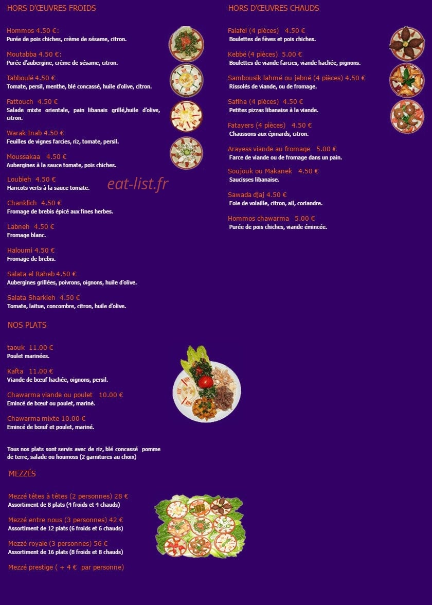Beity — carte page 1