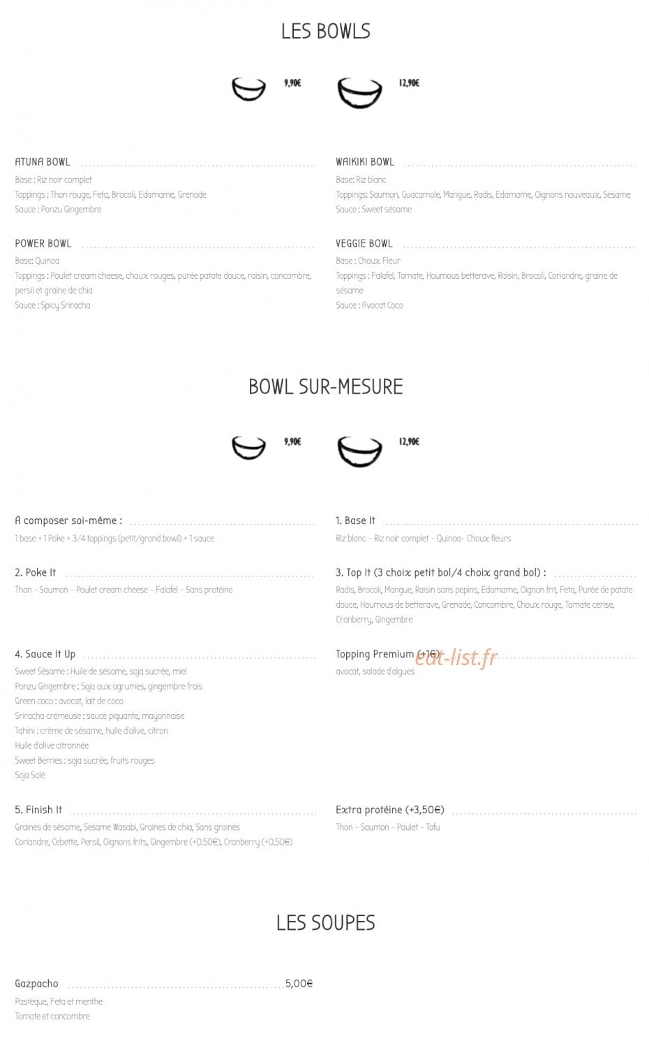 Bowly — carte page 1