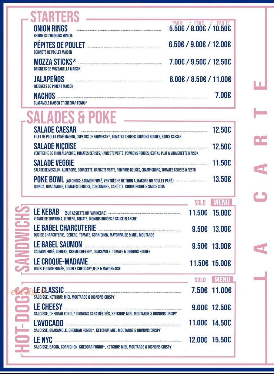 Buddie's — carte page 2