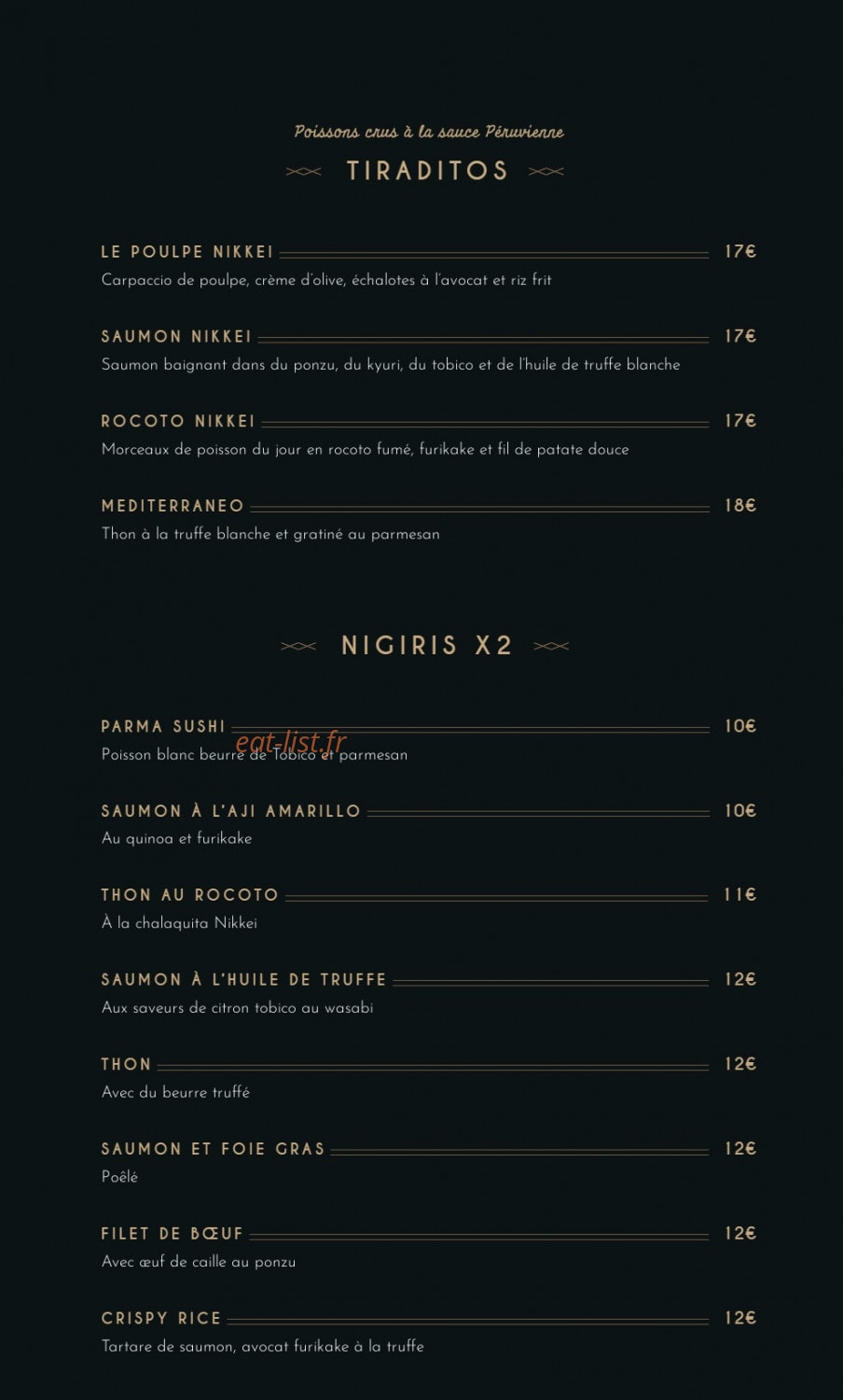 Casa Nikkei — carte page 2