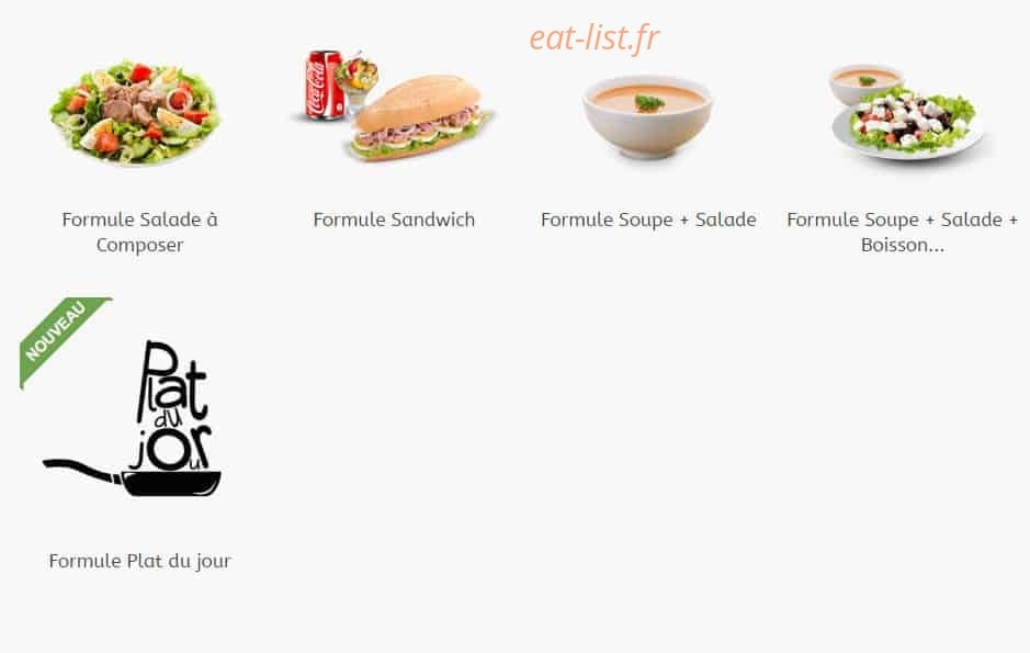 Diya's Salads — carte page 1