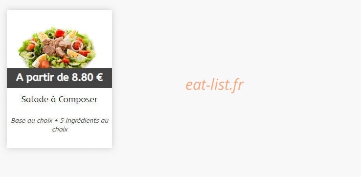 Diya's Salads — carte page 3