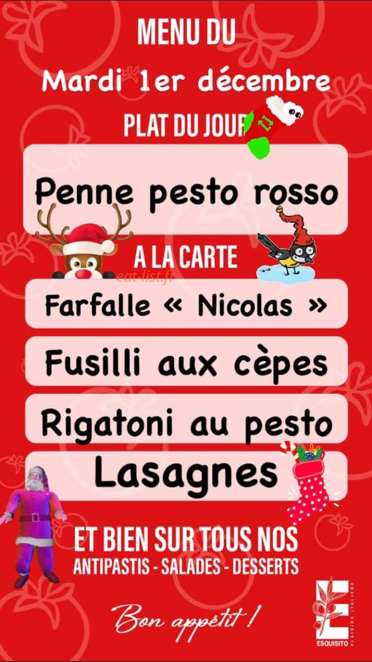 Esquisito — carte page 1
