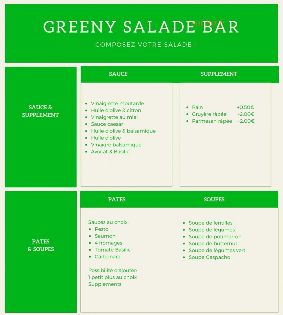 Greeny — carte page 3