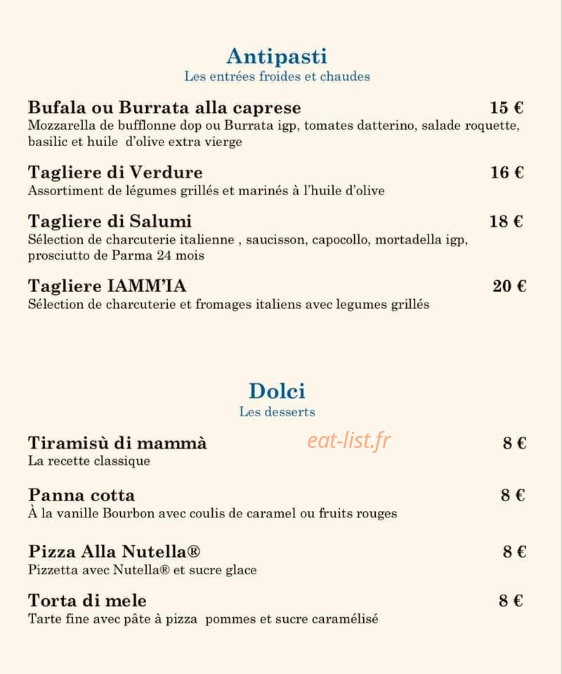 Iamm' ia — carte page 1
