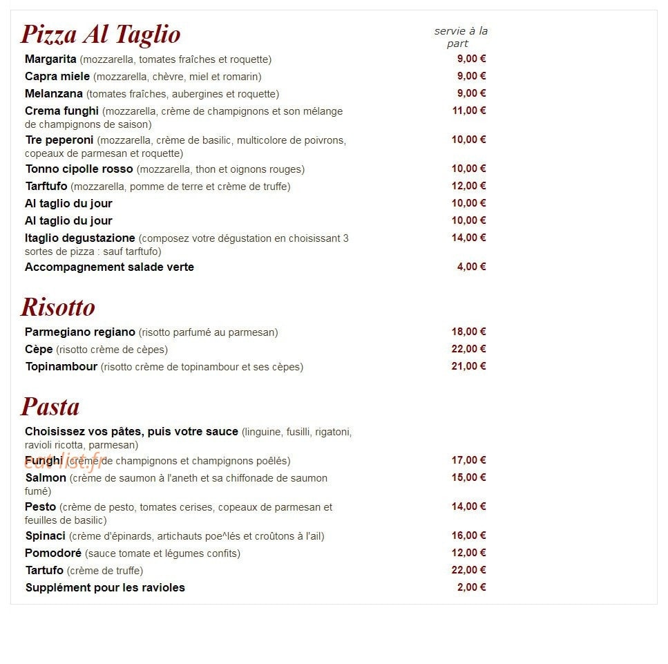 Itaglio — carte page 2