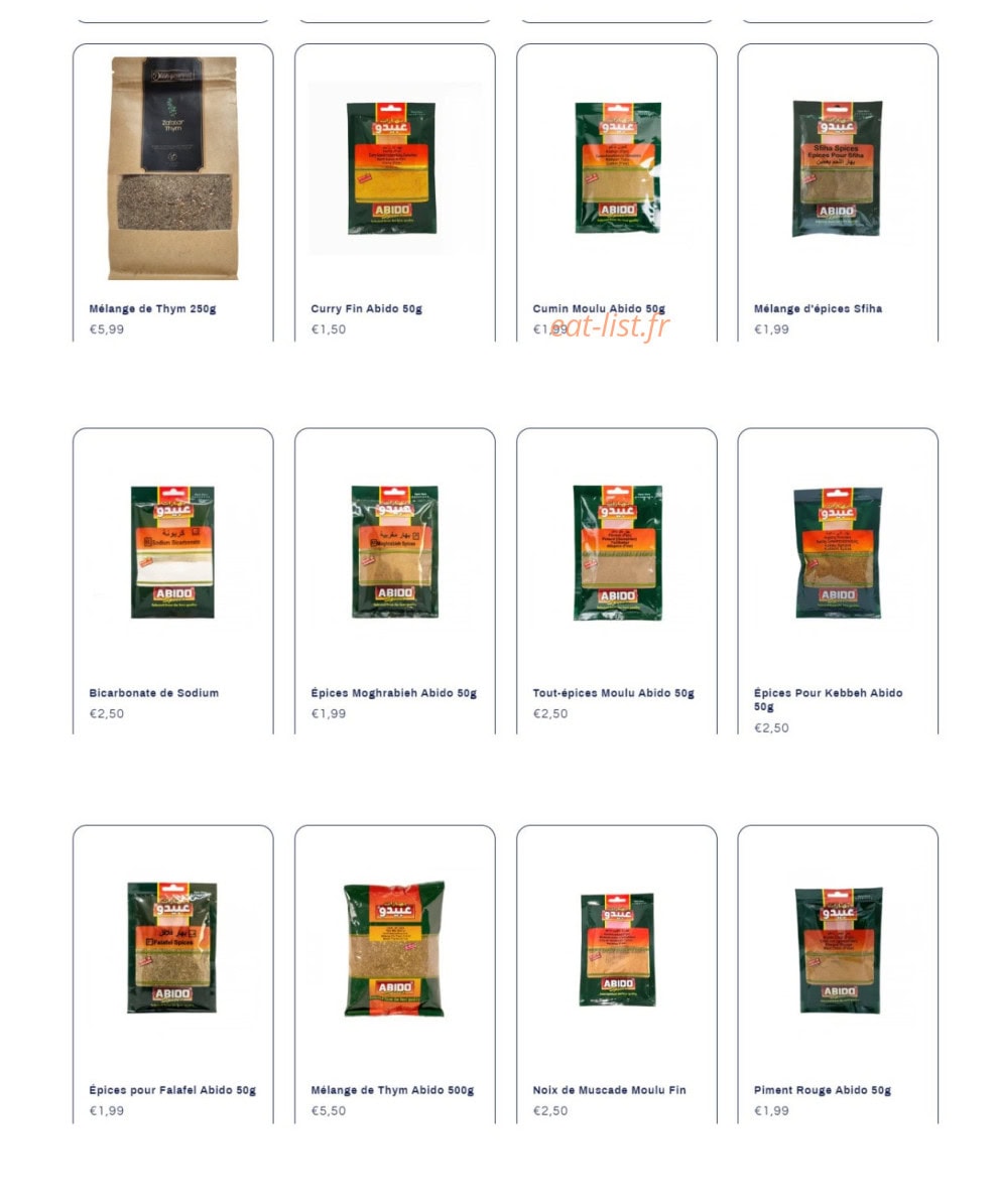 Jabbour Traiteur — carte page 6