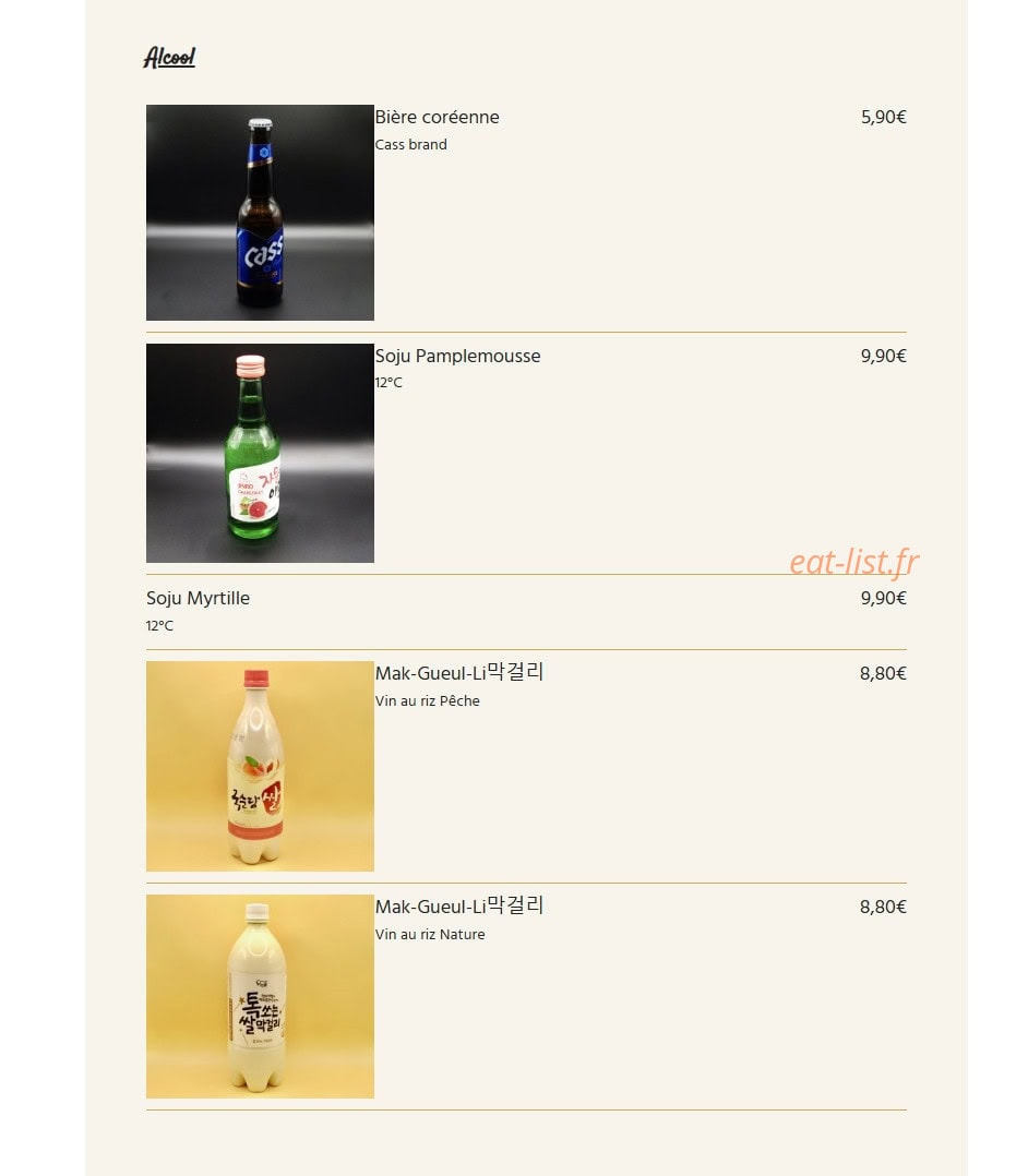 K-mee — carte page 9