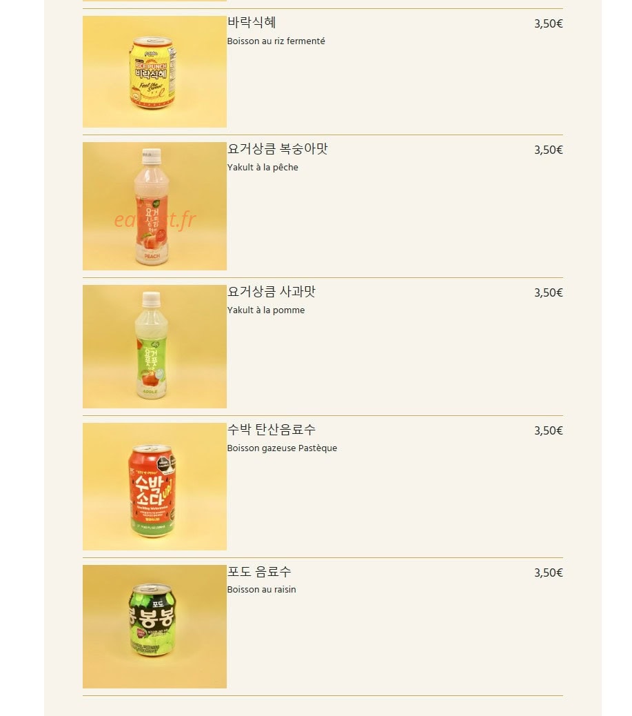 K-mee — carte page 7