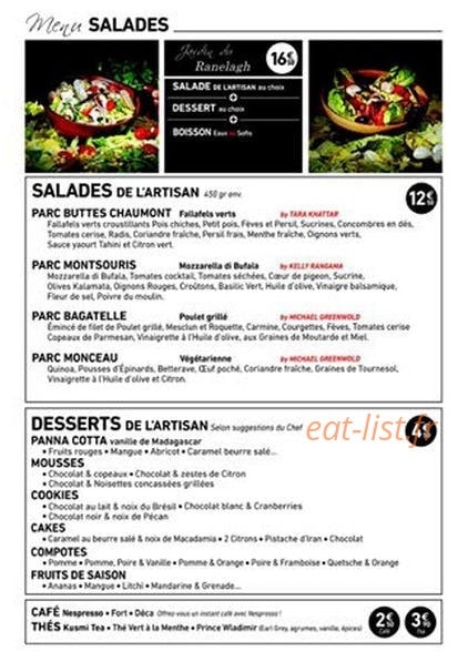 L'Artisan du Burger — carte page 3