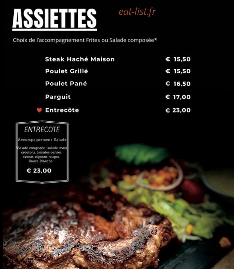 L'Atelier Burger — carte page 7