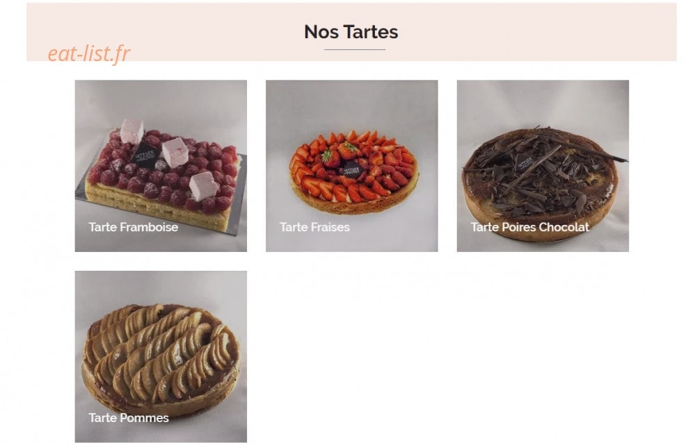 L'Atelier des Pains & co — carte page 4