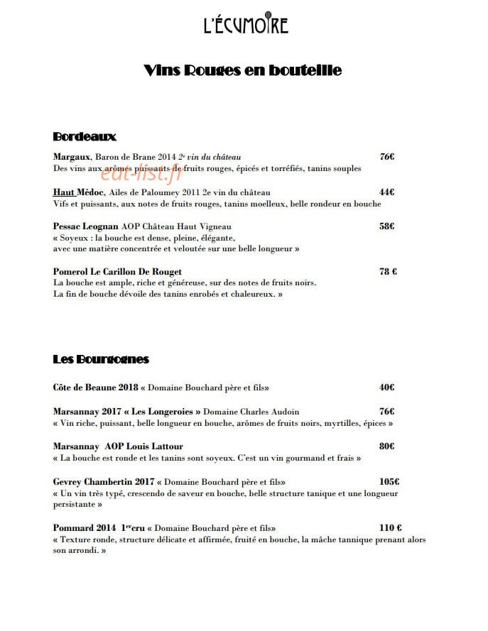 L'écumoire — carte page 5