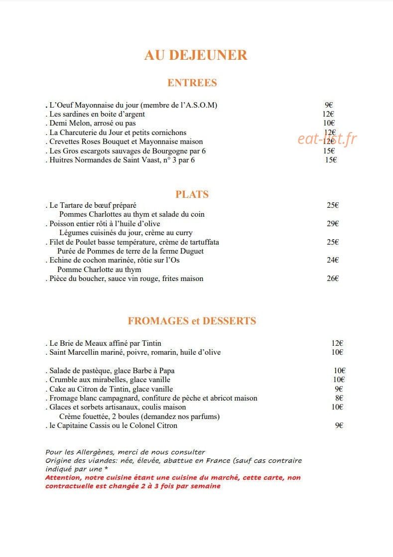 L. et les Garçons — carte page 1