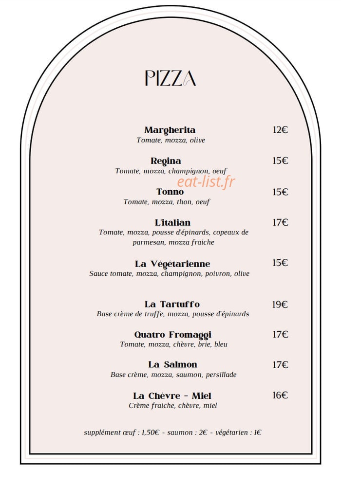 La Bona Cantina — carte page 3