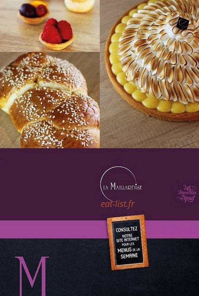 La Maillardise — carte page 1
