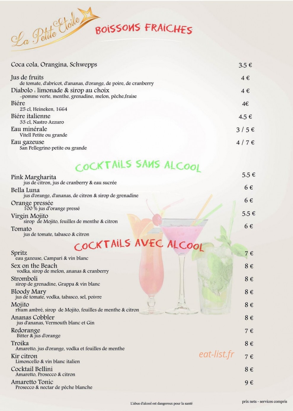 La Petite étoile — carte page 3
