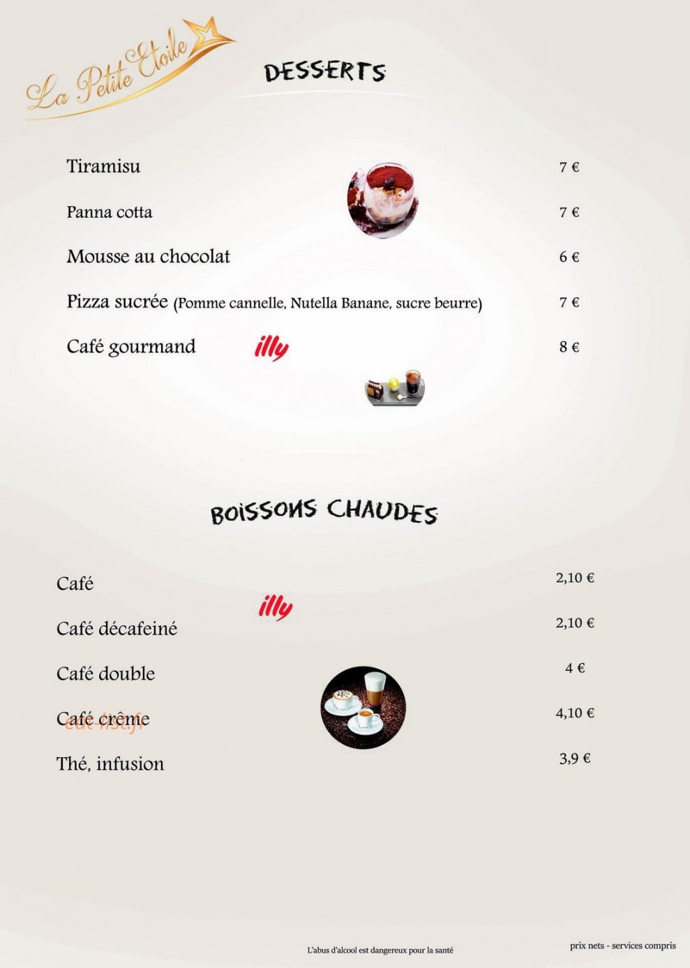 La Petite étoile — carte page 4