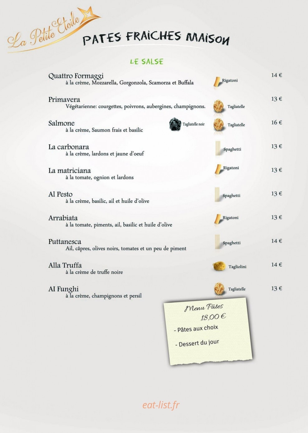 La Petite étoile — carte page 1