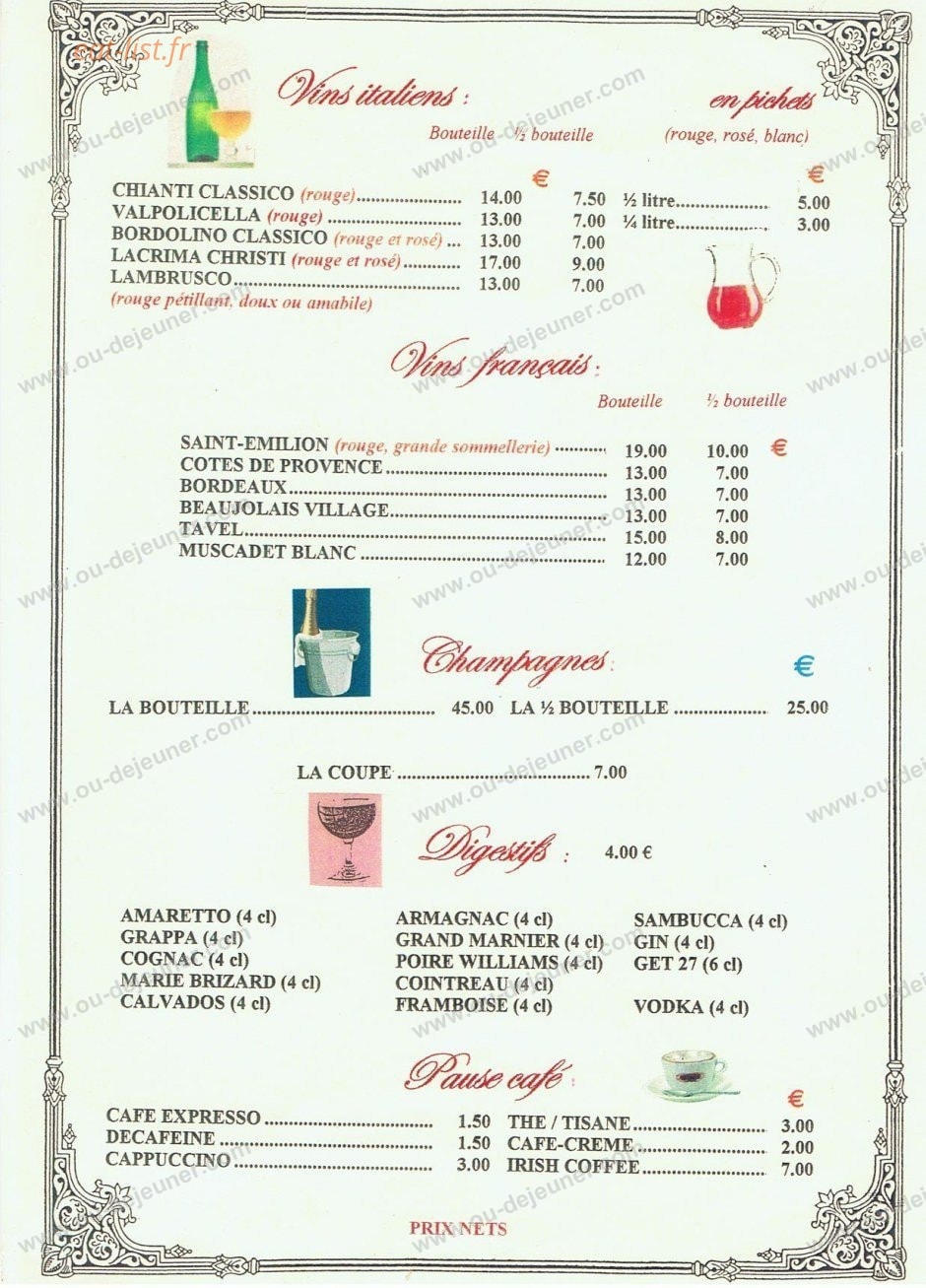 La squisita — carte page 7