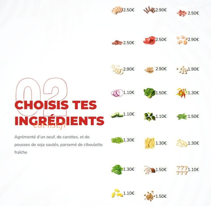 Lanta Wok — carte page 2