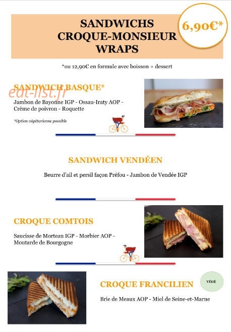 Le Gourmeur — carte page 1
