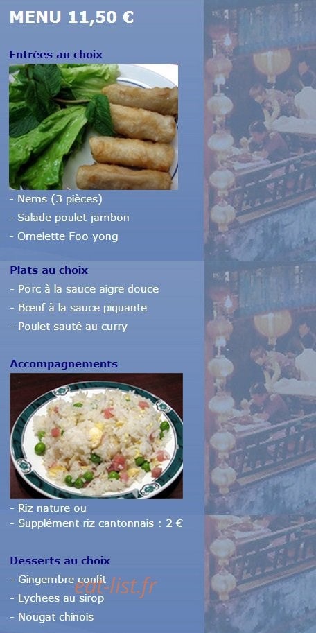 Le Lotus Bleu — carte page 2