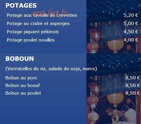 Le Lotus Bleu — carte page 5